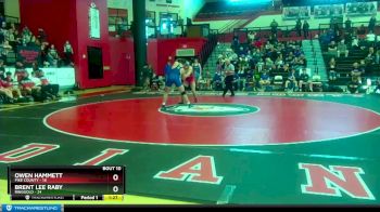 190 lbs 2nd Wrestleback (8 Team) - Owen Hammett, Pike County vs Brent Lee Raby, Ringgold