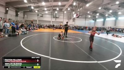 65 lbs Quarterfinal - Paxton Fellows, Firebird Trained Wrestling Club vs Waylon Bledsoe, Cardinal Wrestling Club