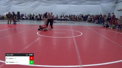 91 lbs Consi Of 8 #2 - Ryker Lowe, New Bloomfield vs Micjhael Fowler, Stewartstown