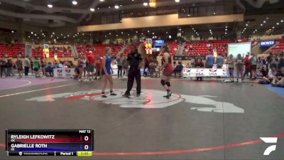 144 lbs Round 2 - Ryleigh Lefkowitz, OK vs Gabrielle Roth, KS