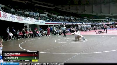 138 lbs Quarterfinals (8 Team) - Oliver Fairchild, Easton vs Cooper Lange, St. Augustine Prep