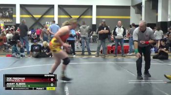 170 lbs Semis (4 Team) - Zoe Freeman, Missouri Black vs Avery Albers, Nebraska Vipers Gold