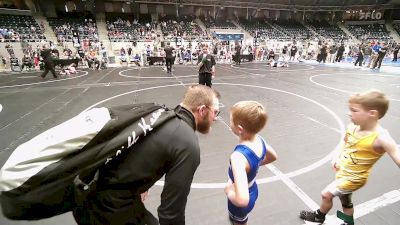 55 lbs Round Of 16 - Paxton Hattaway, Pryor Tigers vs Maverick Spencer, Keystone Wrestling Club