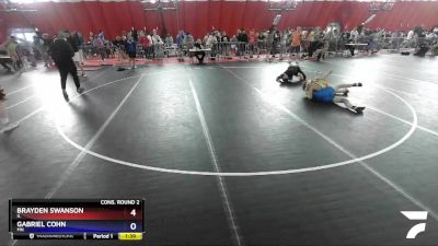 138 lbs Cons. Round 2 - Brayden Swanson, IL vs Gabriel Cohn, MN