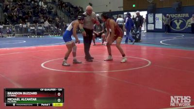 126 lbs Champ. Round 2 - Brandon Buzzard, La Serna vs Michael Alcantar, Fillmore