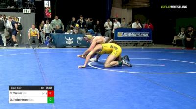 184 lbs Consi Of 8 #2 - Chris Weiler, Lehigh vs Dalton Robertson, Northern Colorado