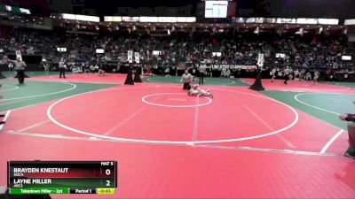 108 lbs Cons. Round 3 - Brayden Knestaut, NOCA vs Layne Miller, ARC3