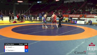 77kg 1st Place Match - Raymond Hazell, Black Bears WC vs Adam Thomson, London-Western WC