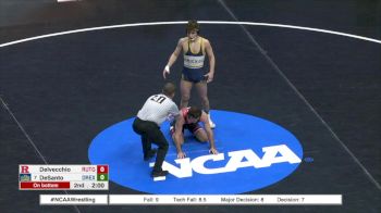 133 c, Scott Delvecchio, Rutgers vs Austin DeSanto, Drexel