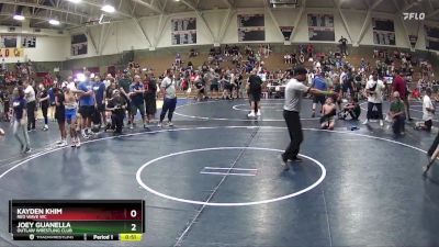 95 lbs Semifinal - Joey Guanella, Outlaw Wrestling Club vs Kayden Khim, RED WAVE WC