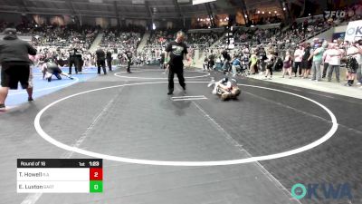 85 lbs Round Of 16 - Tyler Howell, R.a.w. vs Emerson Luxton, Bartlesville Wrestling Club