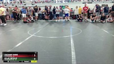 72 lbs Semis & 1st Wrestleback (8 Team) - Rylee Beville, Cocoa Beach WC vs Zachary Paris, Glasgow WA