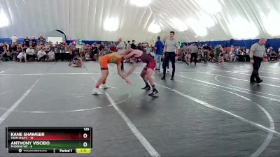 126 lbs Round 2 (8 Team) - Kane Shawger, Team Shutt vs Anthony Viscido, Phoenix WC