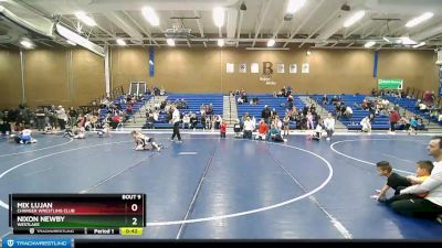 56-59 lbs Round 2 - Mix Lujan, Charger Wrestling Club vs Nixon Newby, Westlake