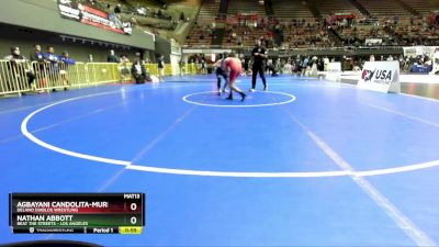 125 lbs Champ. Round 1 - Nathan Abbott, Beat The Streets - Los Angeles vs Agbayani Candolita-Murillo, Delano Diablos Wrestling