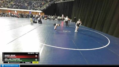 108 lbs Cons. Semi - Kellan Chaffee, Pack732 Wrestling Academy vs Amos Jirak, DC Elite Wrestling