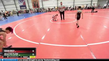 68 lbs Rd# 1 9:00am Friday - Braxton Plunk, Oklahoma Outlaws Red vs Isaiah Baca, Team New Mexico