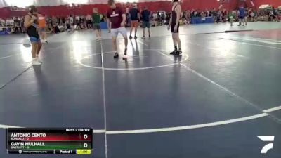 119-119 lbs Round 1 - Antonio Cento, Roncalli vs Gavin Mulhall, Bartlett