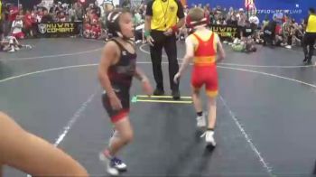 56 lbs Round 1 (6 Team) - Calvin Babcock, No Escape Wrestling Academy vs Luke Taussig, East Kansas Eagles