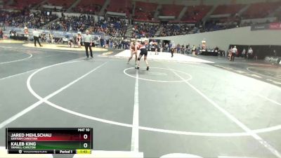 3A-182 lbs Champ. Round 1 - Jared Mehlschau, Santiam Christian vs Kaleb King, Yamhill-Carlton