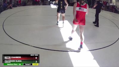 118 lbs Semifinal - Bettie Chambers, Nebraska vs Mackenzie Olson, Nebraska