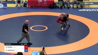 74 kg Consolation - Quinton Godley, Titan Mercury Wrestling Club vs Dan Vallimont, NYAC