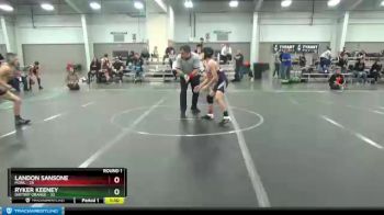96 lbs Round 1 (4 Team) - Landon Sansone, MJWL vs Ryker Keeney, Daytrip Orange