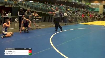 157 lbs Round of 64 - Jed Loveless, UN-Wyoming vs Parker Simington, Air Force