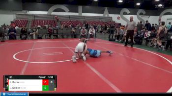 85 lbs Round 1 (8 Team) - Jojo Burke, M2 Blue (NJ) vs Liam Collins, Thorn Wrestling (MN)