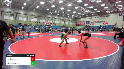 154 lbs Consi Of 8 #2 - Nathan Come, Arroyo Grande vs Demetrius Vargas, Reedley