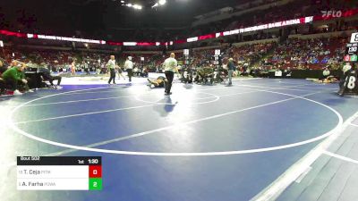 285 lbs Quarterfinal - Troy Ceja, Pitman vs Adam Farha, Poway