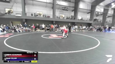 190 lbs Cons. Round 2 - Corbyn Schumack, OR vs Logan Ullah, WA