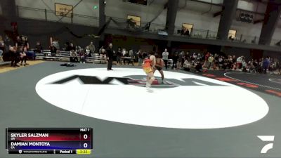 157 lbs Cons. Round 5 - Skyler Salzman, OR vs Damian Montoya, CA