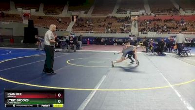 D4-106 lbs Cons. Round 1 - Lyric Brooks, Chino Valley vs Ryan Kee, Ganado