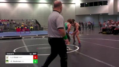 197 lbs Consi Of 4 - Jacob Koser, Navy vs Evan Bockman, Utah Valley