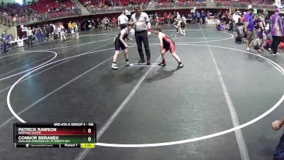 100 lbs Cons. Round 3 - Patrick Rawson, Weeping Water vs Connor Beranek, Ashland-Greenwood Jr Wrestling