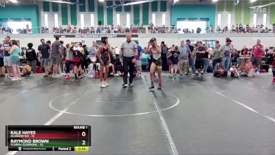 100 lbs Round 1 (6 Team) - Raymond Brown, Florida Scorpions vs Kale Hayes, Glasgow WA