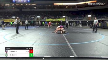 235 lbs Quarterfinal - Jeffrey Allen, Liberty vs Blaine Nye, Colorado State