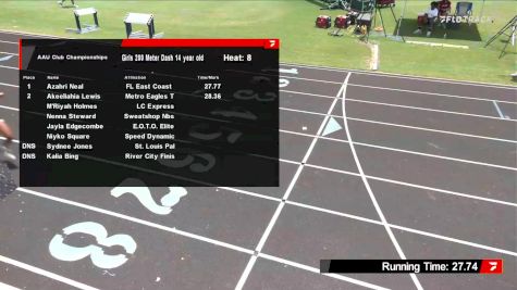 Youth Girls' 200m, Semi-Finals 9 - Age 14