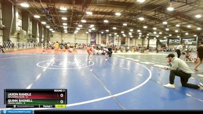 84 lbs Rd# 3 12:00pm Friday - Jaxon Randle, Oklahoma Elite vs Quinn Bagnell, Minion Green