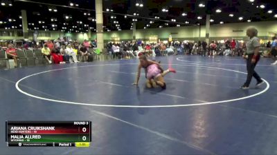 130 lbs Round 3 (8 Team) - Malia Allred, Wyoming vs Ariana Cruikshank, Head Hunters