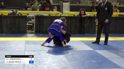 KARYN L BORSCHEID vs ELENA MARIE SEIPLE 2024 Pan Jiu Jitsu IBJJF Championship