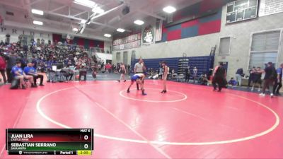 113 lbs Champ. Round 1 - Juan Lira, Castle Park vs Sebastian Serrano, Sahuarita