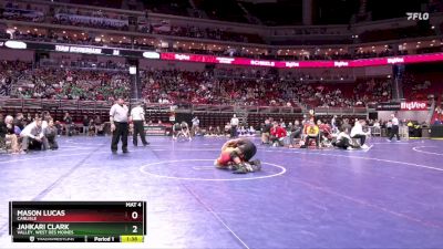 3A-144 lbs Quarterfinal - Mason Lucas, Carlisle vs JahKari Clark, Valley, West Des Moines