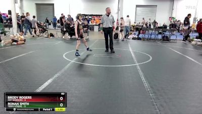 60 lbs Round 2 (8 Team) - Brody Rogers, Mat Warriors vs Ronan Smith, Terps Xtreme