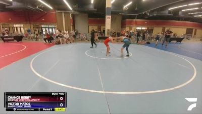 102 lbs Semifinal - Chance Berry, Boneyard Wrestling Academy vs Victor Matos, Bandit Combat Sports