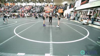 88 lbs Consi Of 8 #1 - Jett Autry, Broken Arrow Wrestling Club vs Levi Stallworth, Tahlequah Wrestling Club