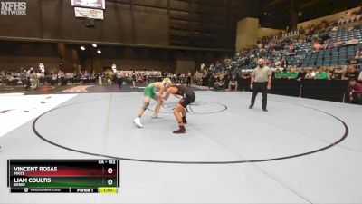 6A - 132 lbs Quarterfinal - Liam Coultis, Derby vs Vincent Rosas, Maize