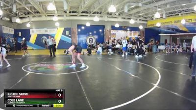 126 White Quarterfinal - Cole Lane, Colquitt County vs Kruise Sayre, Winter Park