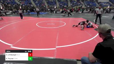 80 lbs Consi Of 8 #2 - Cody Littlepage, Bald Eagle Wrestling vs Kaden Poyner, Team Grand Valley Elite